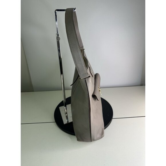 Kate Spade New York Leather Front Pocket Shoulder Handbag Purse Tan - Picture 4 of 11